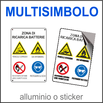 segnaletica sicurezza multisimbolo